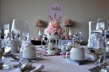 Fancy Table Arrangement