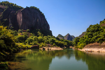 Wuyi Mountain Nature Scenery in China