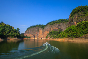 China Danxia Landform Fujian Dajin Lake