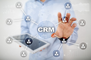 CRM. Customer relationship management concept. Customer service and relationship.