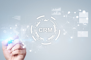 CRM. Customer relationship management concept. Customer service and relationship.