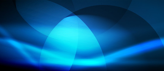 Vector glowing wave neon flowing curve background