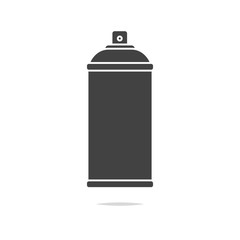 Spray can icon vector isolated