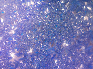 Icy glass natural pattern night