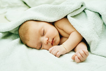 newborn sleeping baby