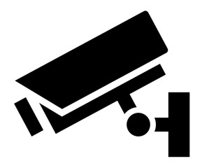 security camera sign icon
