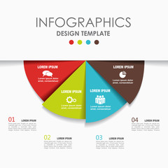 Infographic template. Vector illustration. Can be used for workflow layout, diagram, business step options, banner.