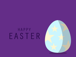 Abstract background Happy Easter with eggs, Vector illustration.
