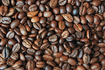 Roasted coffee beans