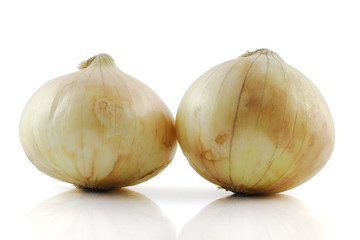 Obraz premium onion isolated on white background