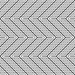 Design seamless monochrome zigzag pattern