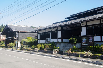 Sakaya's inn for high class warriors on Nakasendo Road, in Sakamoto Town, Annaka City, Gunma Prefecture, Japan.