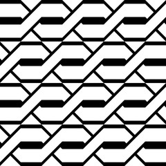 Design seamless monochrome zigzag pattern