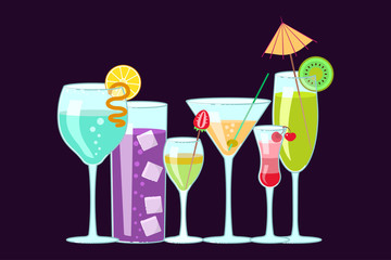 exotic alcoholic cocktails