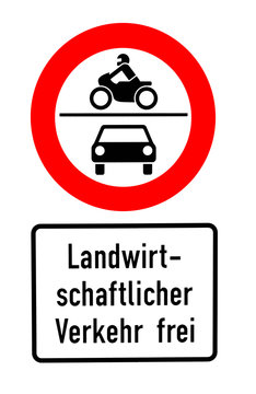 Landwirtschaftlicher Verkehr frei