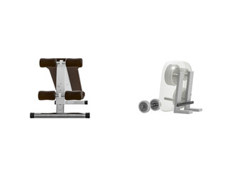 Multifunctional gym machine, back view