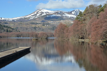 Lac Chambon, Auvergne, France centrale