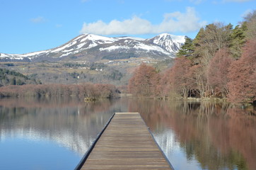 Lac Chambon, Auvergne, France centrale