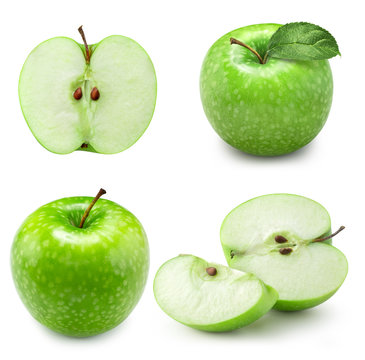green apple slice collection