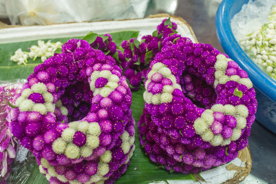 Pak Khlong Flower Market In Bangkok