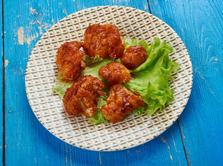 Crispy Buffalo Fried Cauliflower
