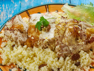 Moroccan Couscous-Stuffed Chicken