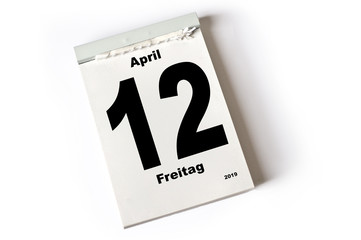 12. April 2019