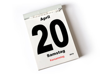 20. April 2019 Karsamstag