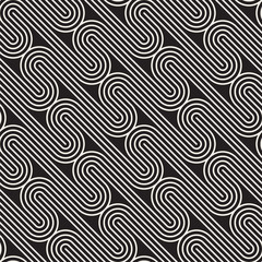 Vector seamless pattern. Modern stylish abstract texture. Repeating geometric tiles