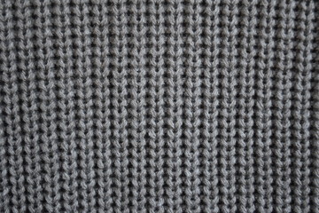 Gray Knitted Texture