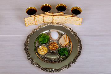 Pesah celebration concept jewish Passover holiday