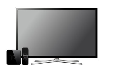 Smart tv and multimedia box with remote controller