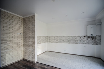 interior modern empty flat
