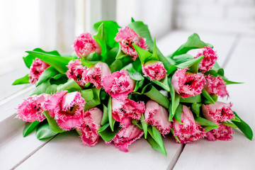 Bouquet with tulips