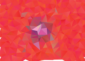 Abstract  spectacular low poly beautiful floral mosaic background.