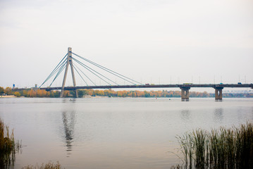 The Moscow Bridge, the Dnieper River