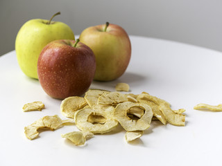 Apples dried fruits 