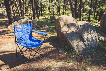 Portable chair with flag of Australia