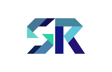 SR Ribbon Letter Logo
