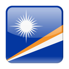 Marshall Islands Flag Vector Square Icon