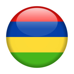 Mauritius Flag Vector Round Icon