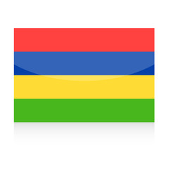 Mauritius Flag Vector Icon