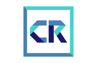 CR Square Ribbon Letter Logo