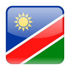 Namibia Flag Vector Square Icon