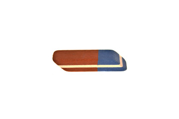 eraser isolated on white background