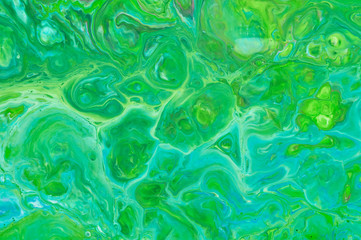 Fluid Art. Abstract colorful background, wallpaper, texture. Mixing  paints. Modern art. Marble texture
