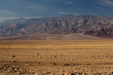 Fototapeta na wymiar View along Badwater Road in Death Valley National Park, California, USA