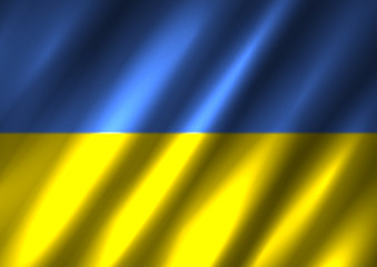 Ukraine national flag background