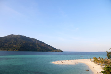 Obraz premium sea View the beach Lipe Island From Thailand in summer holiday