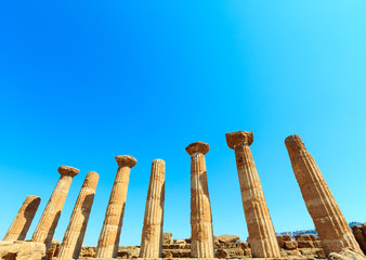 Naklejka premium Valley of Temples, Agrigento, Sicily, Italy